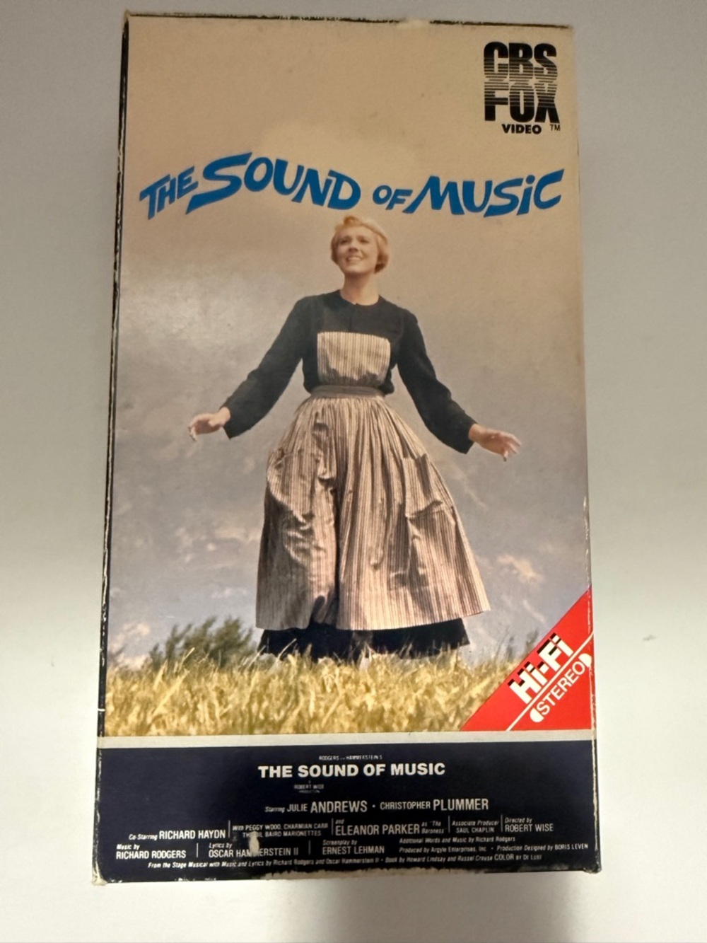 The Sound of Music VHS Set (2 Tape) CBS FOX Video Hi-Fi Stereo